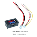 Miniatyrbilde 3 av 4: 1 stk 10A Voltmeter Amperemeter Spenning Strøm Tester Monitor Panel Måler for Bil
