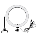 Pikkukuva 4 / 5: LED-rengasvalosetti 26cm 3200K-5600K LED-kamerarengasvalo LED-selfie-rengasvalo suoratoistoon
