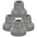 Miniatyrbillede 4 af 4: 4 stk. Krykke-spidser, Vandrestok-spidser, Krykke-spidser, Skridsikker Stokkebeskyttelse