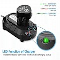 Miniatyrbillede 3 af 4: DC10WA DC10WB BL1013B 10.8V 12 volt batterioplader til Makita Li-ion batterier