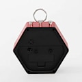 Miniatyrbild 4 av 5: JUSTUP Alarm Hexagon Bordsklocka Väcker Dig Tyst Arbetar Perfekt För Sovrum Kontor --- Röd