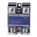 Miniatyrbild 1 av 5: Solid State Relä Enfas DC till AC SSR med Plastskydd Ingång DC3?32V Utgång AC24~480V 120A