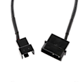 Pikkukuva 3 / 5: PWM-tuuletin 4-napainen Molex-uros - 3-napainen/4-napainen PC-tuuletin virta-adapterikaapeli