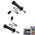 Miniatyrbillede 4 af 5: 3 Knaps Gravemaskine Joystick Samling Håndtag Skiftearm Til Doosan Dh Dx150 215 225 300 370-9c Venstre