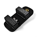 Miniatyrbild 2 av 4: 1 Par Clogs Flops Sommarplattform Sandaler Flip-flops Två-tand Casual Tofflor Storlek 40 24CM 7US 4.5UK 38EU 9.432Inch (Röd Blomma Mönster Strip Svart