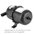 Miniatyrbillede 4 af 5: Trykbeholder Vandpumpe Flow Control 0,75 L 125PSI Vandtæt til Marine RV Båd