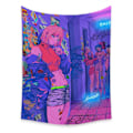 Miniatyrbillede 1 af 4: Wekity Anime Tapestry Æstetisk Kunst Hjem Baggrundstof Dekoration Gave Boho Tapestry til Stue Soveværelse Dekoration (614-15, 51 X 59 tommer)