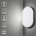 Miniatyrbillede 3 af 5: LED væglampe oval lampe sort lampe 220*135*70mm