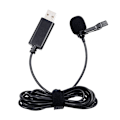 Miniatyrbillede 1 af 5: USB Mini Bærbar Klips-på Lapel Lavalier Knaphuls Mikrofon Ledningsforbundet Mikrofon Til PC