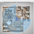 Miniatyrbilde 5 av 5: Trådløs Bluetooth-kompatibel sender med 3,5 mm mikrofon lydadapter hodesettmottaker for PS5 PC