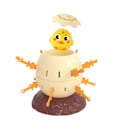 Miniatyrbillede 1 af 5: Mini Pirat Spand Intellektuel Sjov Pop-Action Design Underholdning Lykke Spil Springende Pirat Spand Skrivebordslegetøj