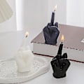 Miniatyrbilde 1 av 3: Carrep Kreativ Midtfinger-Formet Duftlys Nysgjerrig Morsom Liten Gave Hjemmedekor Bursdagsgave