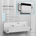 Miniatyrbilde 3 av 5: Veggfeste for NS Switch, Kontrollerveggmontert Hengerholder Konsoll Oppbevaringsstativ Plassbesparende Bak TV for Switch OLED