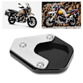 Miniatyrbillede 4 af 5: Side Kickstand Forlængelsespude Støtteplade CNC Aluminium Legering Udskiftning til MOTO GUZZI V85TT 2018-2019