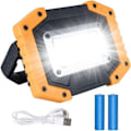 Miniatyrbillede 1 af 4: Genopladelig LED Projektør 30W 2000LM Byggeplads Projektør Arbejdslampe 3 Tilstande Bærbar Lanterne USB LED Projektør til Camping, Konstruktion