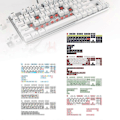 Miniatyrbillede 2 af 5: Udskiftnings-Keycaps CherryProfile Keycap Elektroniske Spiltemaer Keycaps