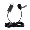Miniatyrbillede 5 af 5: USB Mini Bærbar Klips-på Lapel Lavalier Knaphuls Mikrofon Ledningsforbundet Mikrofon Til PC