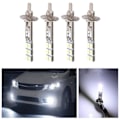 Pikkukuva 4 / 5: 4 kpl H1 6000k Ultra Valkoiset 80w LED Ajovalopolttimot Sarja