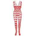 Miniatyrbillede 2 af 5: Kvinde Nattøj Fiskenet Body Stocking Babydoll Mesh Body Suit Kvinder Se Gennem Teddies Bodysuit Lingeri Erotisk Plus Størrelse