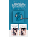 Miniatyrbillede 5 af 5: G2 Knogleledning Bluetooth Headset Hængende Øre Sports Stereo TWS Kort Bluetooth Headset (Sort)