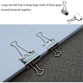 Miniatyrbillede 5 af 5: Ekstra Store Binderclips 1,25 Tommer (20 Pak), Store Papirklemmer til