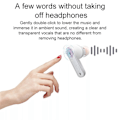 Miniatyrbild 5 av 5: T230NC TWS True Wireless Bluetooth Hörlurar Brusreducerande Sport Löparhörlurar Svart