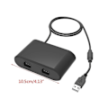 Miniatyrbilde 5 av 5: Bærbar N64-kontrolleradapter N64-spillkontroll-adapter Passer for brytere PC-spill Koble til og spill med letthet Slitesterk