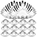 Miniatyrbillede 1 af 4: 20 stk. Kage Stenciler Bageværktøj Rustfrit Stål Tartforme Græskarforme Bage Muffins Bagekop Puddingforme