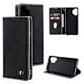 Miniatyrbillede 1 af 5: Etui til Samsung Galaxy A32 5g Cover Magnetisk Lukning Tegnebogs Flip Folio Stativ Vis Læder Cover Stødsikkert - Sort
