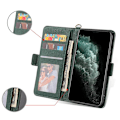 Miniatyrbilde 3 av 4: Etui for iPhonePremium PU-lær lommebok Etui med Stativ og Klaffdeksel
