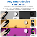 Miniatyrbild 4 av 5: WiFi Smart Trådlös Strömbrytare ZigBee-anslutning Fjärrkontroll 4-knapps Touch Ljusströmbrytare Fjärrkontroll