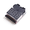 Miniatyrbild 2 av 5: 2 st Mlarm Er Er Lågspänningslarm med LED-indikator för 1-8S Lipo Limn Li-