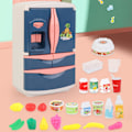 Miniatyrbild 2 av 5: 1 Set Simuleringskylsskåp Leksak Rolig Lång Livslängd Plast Simuleringsapparat Kylskåpsleksak för Pojkar