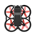 Miniatyrbild 3 av 5: 2 Par 2925S Trebladig Propeller Lågbruspropeller för Avata Drone Tillbehör, Röd