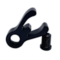Miniatyrbild 4 av 5: Vikbar cykelhuvudrör vikningsfixeringsverktyg - CNC aluminiumlegering delar för krabbtångar, röd