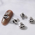 Miniatyrbillede 3 af 5: 50 stk. Neglekunst Alloy Planet Ornament - Planet Ornament Xl-15 Blackmake Up