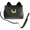 Miniatyrbild 2 av 5: Kawaii Axelväska för Kvinnor Söt Kattformad Crossbody Väska Casual Väska PU Läder (Svart)