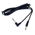 Miniatyrbilde 1 av 5: 6,35 mm hannkontakt 1/4 tommers instrumentkabel for elektrisk gitar