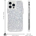 Pikkukuva 4 / 4: iPhone 13 Pro Max -kotelo - Heijastavat foliosävyt - 3 metriä pudotusturvaa - 6,7 tuumaa - Tähtipöly
