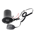 Miniatyrbild 2 av 5: 50W 120dB Bilhorn med 6 Ljudlarm Nödvarning Sirener Universal för 12V Bil Brandbil