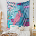 Miniatyrbillede 2 af 4: Wekity Anime Tapestry Æstetisk Kunst Hjem Baggrundstof Dekoration Gave Boho Tapestry til Stue Soveværelse Dekoration (614-21, 39 X 59 tommer)