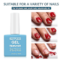 Miniatyrbillede 3 af 5: 1-3 stk Magic Gel Remover 6 Minutter UV LED Neglelak Manicure Burst 15ml