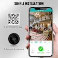 Pikkukuva 4 / 5: REMAKE 3-osainen Mini Wifi -kamera, langaton kamera suoralla ääni- ja videostriimauksella, HD 1080p kotikäyttöön