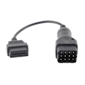 Miniatyrbillede 1 af 5: 12-polet til 16-polet OBD2-stikkabel OBDII-adapter Biltilbehør