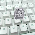 Miniatyrbilde 3 av 5: Tilpassede Resin Keycaps OEM R4 Profil For Mekanisk Tastatur Transparent Sølvfolie For Key Cap Gaming Personlig Keyc