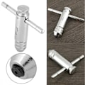 Pikkukuva 3 / 4: Uusi 3mm-8mm Käännettävä M3-M8 T-kahvainen Rattaallinen Tap-Avaimenpidike Tap- ja Die-sarjalle