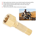 Miniatyrbillede 3 af 4: Twist On Air Chucks Portable Messing Dæktrykventil 1/4in NPT Indvendig Gevind til Bil Motorcykel Cykel