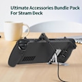 Miniatyrbilde 3 av 5: Kickstand Soft Shell-Storage Beskyttende Etui For Steam Deck/Switch Kickstand Spillkonsoll Bærbar Reiseveske Deksel