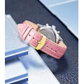 Miniatyrbild 4 av 4: AVEKI Äkta Läder Armbandsur Rem Bytbar Flerfärgad Vattentät för Män Kvinnor, G-Rosa (18mm)