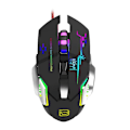 Miniatyrbillede 1 af 5: Professionel 3600dpi Trådløs Gaming Mus Led Lys Natglød Mekanisk Mus 6 Knapper Med Rgb Baggrundsbelysning Justerbar Usb Mus